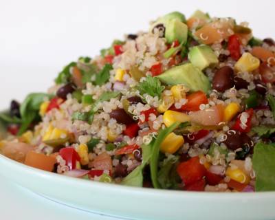 Mexican Quinoa Bean Salad Recipe