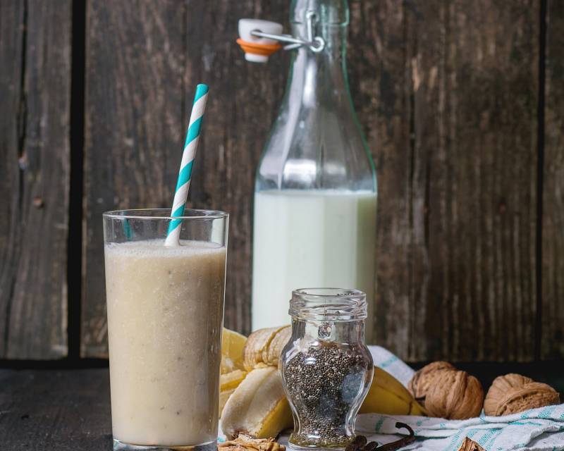 Banana Walnut Chai Smoothie Recipe