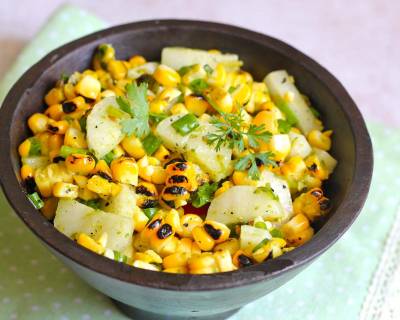 Charred Corn and Radish Salad Recipe