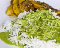 Hirve Kaalvan Recipe (Fresh Coriander and Coconut Curry)