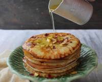 Malpua Recipe with Rabri (A Spiced Indian Pancake with Milk Pudding)