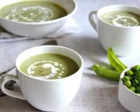 Pea And Spring Onion Soup Recipe
