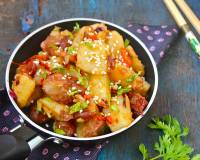 Potato and Red Beans Hunan Stir Fry Recipe 