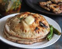 Whole Wheat Onion Stuffed Kulcha Recipe