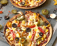 Khakhra Vegetable Pizza Recipe