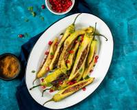 Kashmiri Style Bharit Marchavangun Recipe-Stuffed Chillies 