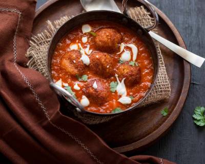 Cauliflower Paneer Kofta Curry Recipe