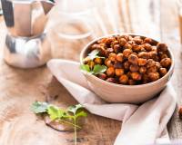 Crispy Oven Roasted Curried Chickpeas Recipe