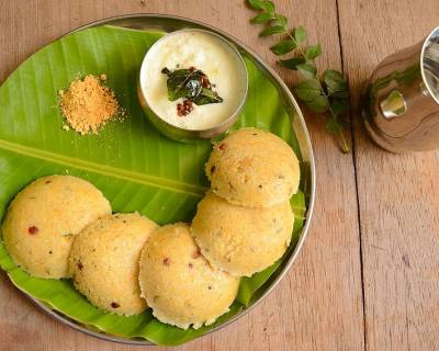 Instant Oats Rava Idli Recipe