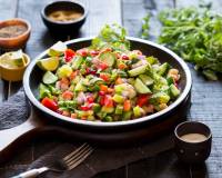 Kachumber Salad Recipe With Cucumber, Onion & Tomatoes