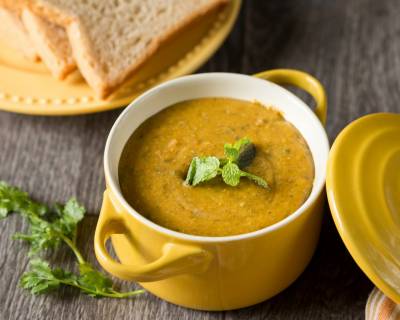 Parsi Style Vegetable Dhansak Recipe- Parsi Vegetable Dal 