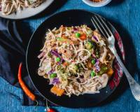 Thai Flavoured Vegetable Noodles In Coconut Curry Recipe