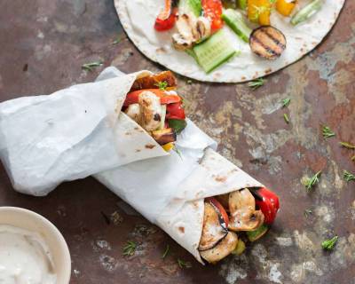 Vegetarian Grilled Gyros Recipe