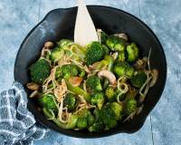 Broccoli Mushroom Bean Sprouts Stir Fry Recipe