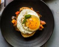 Ratatouille With Fried Eggs Recipe