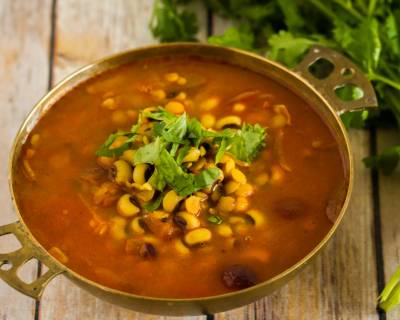 लोबिया सांबर रेसिपी - Black Eyed Beans Sambar`Recipe