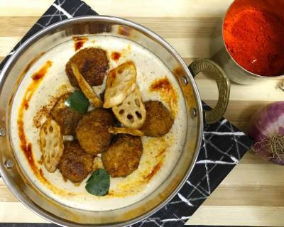 Lotus Stem Koftas in Silky Gravy Recipe