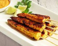 Spicy Babycorn Satay Recipe