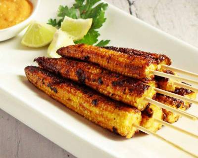 Spicy Babycorn Satay Recipe