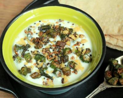 भिंडी रायता - Bhindi Raita (Recipe In Hindi)