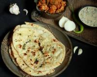 Butter Garlic Naan Recipe - Garlic Flavoured Flatbread