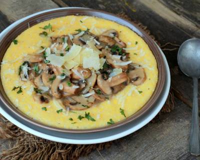 Creamy Polenta With Mushrooms Recipe