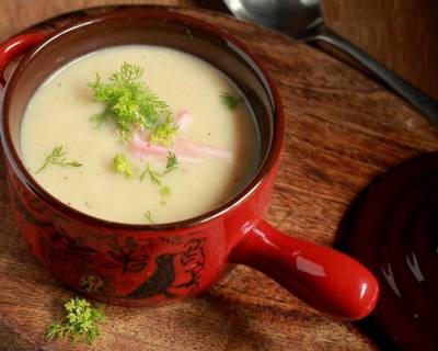 Creamy Radish Soup Recipe With Sweet Potato