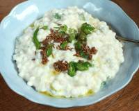 Dahi Sabudana Recipe (Savory Tapioca Pearls Seasoned with Yogurt)