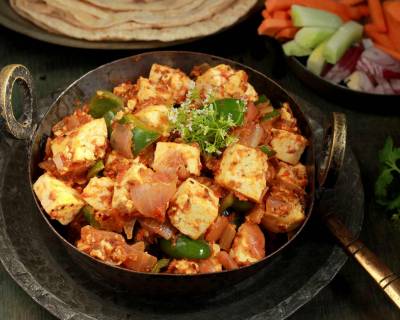 कढ़ाई टोफू रेसिपी - Kadhai Tofu Sabji (Recipe In Hindi)