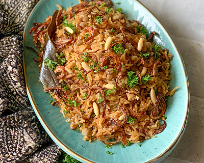 Mujaddara Recipe - Traditional Middle Eastern Rice