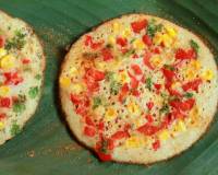 Maharashtrian Vegetable Amboli Recipe (Savory Lentil Pancake Topped With Vegetables)