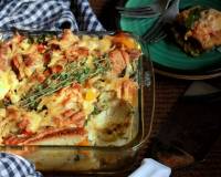 Savoury Bread Pudding Recipe