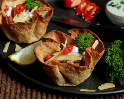 Spicy Whole Wheat Roti Taco Bowls Recipe