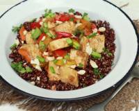 Spicy Thai Style Tofu With Quinoa Recipe