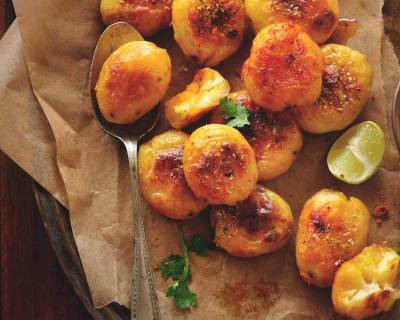 Aloo Took Recipe - Sindhi Style Double Baked Crispy Potatoes