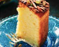 Parsi Mawa Cake Recipe (Tea Time Cake Flavored with Cardamom & Pistachios)