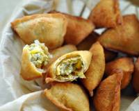 Corn & Paneer Baked Samosa Recipe 