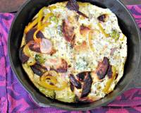 Eggwhite Frittata With Roasted Vegetables Recipe