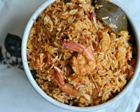 कोलम्बी भात रेसिपी - Maharashtrian Prawn Rice Recipe 