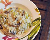 Leek Mushroom & Lemon Risotto Recipe