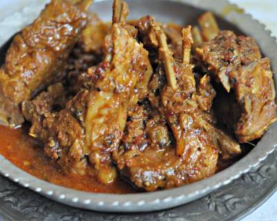 Mamsaam Chops Recipe (Lamb Chops in Black Pepper Gravy)