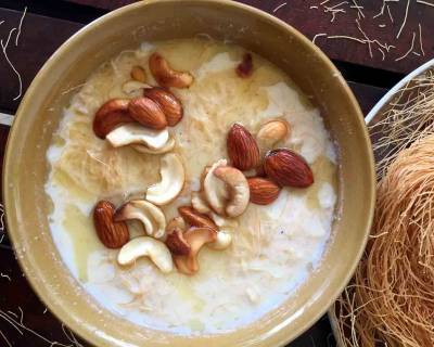 North Indian Pheni Recipe - Seviyan Kheer