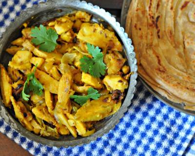 Punjabi Style Spicy Arbi Sabji Recipe