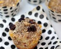 Whole Wheat Lemon & Cranberry Muffins Recipe