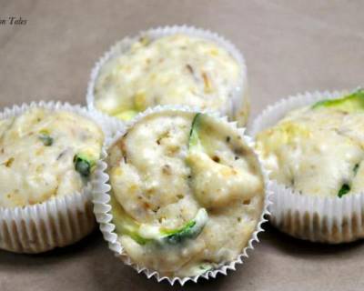 Zucchini, Corn And Smoked Cheese Muffins Recipe