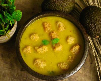 Avocado Mint Soup Recipe