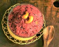 Pink Dragon Fruit Kesari Recipe (Sooji Halwa with Dragon fruit)