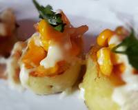 चीज़ वाले आलू रेसिपी - Cheesy Potatoes Recipe