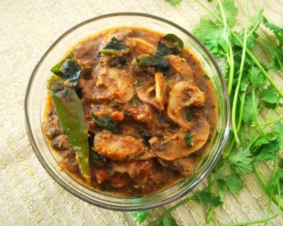 Chettinad Style Pepper Mushroom Recipe