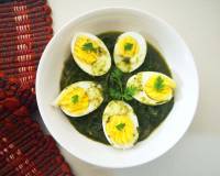 धनिये वाली अंडे की सब्ज़ी - Coriander Egg Curry (Recipe In Hindi)